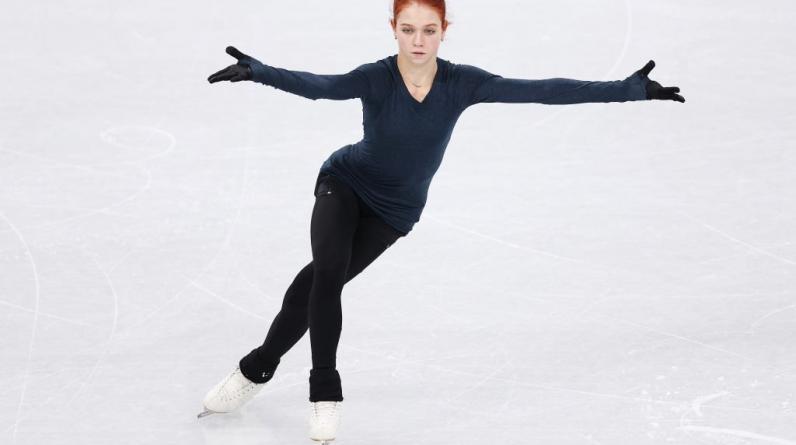 Трусова чисто исполнила тройные прыжки на прокате перед короткой программой на ОИ-2022