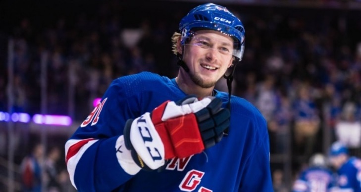 Тарасенко сделал передачу в 100 матче в плей-офф НХЛ