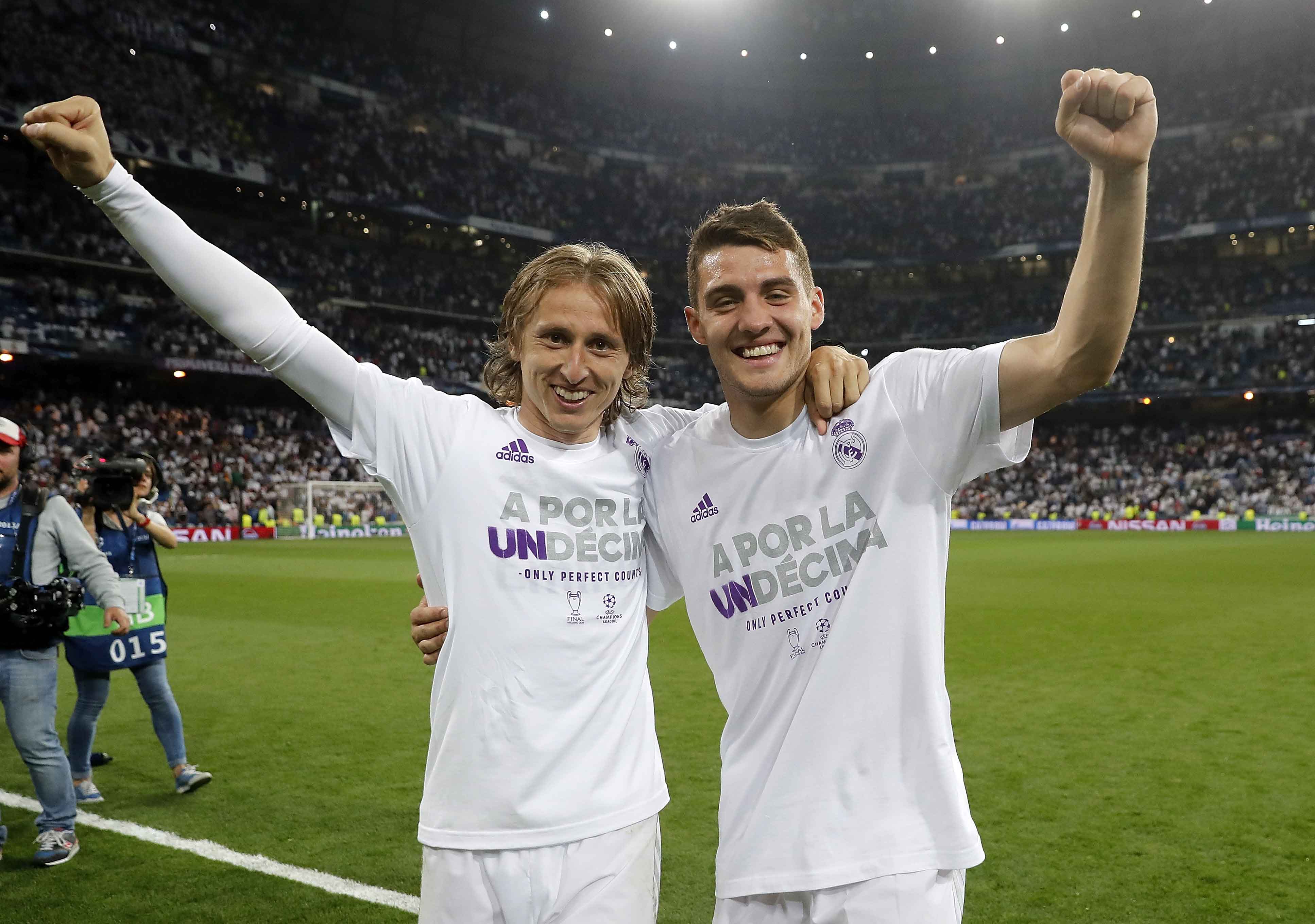 Матео и Лука в Ковачич и Модрич в «Реале»