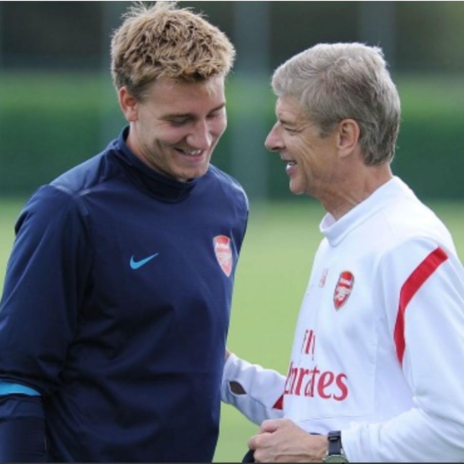 Никлас Бендтнер и Арсен Венгер