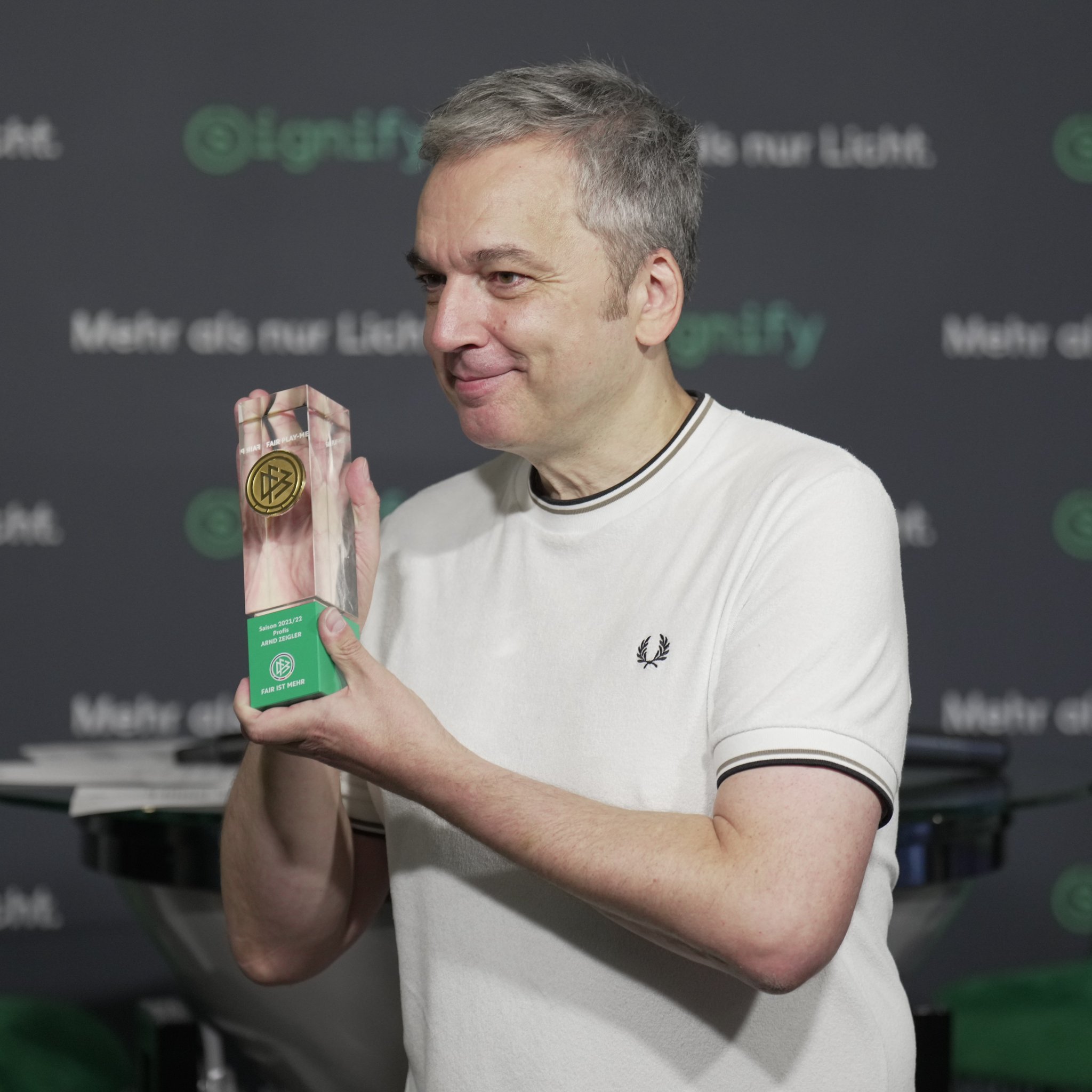 Арнд Зайглер получил награду Fair Play