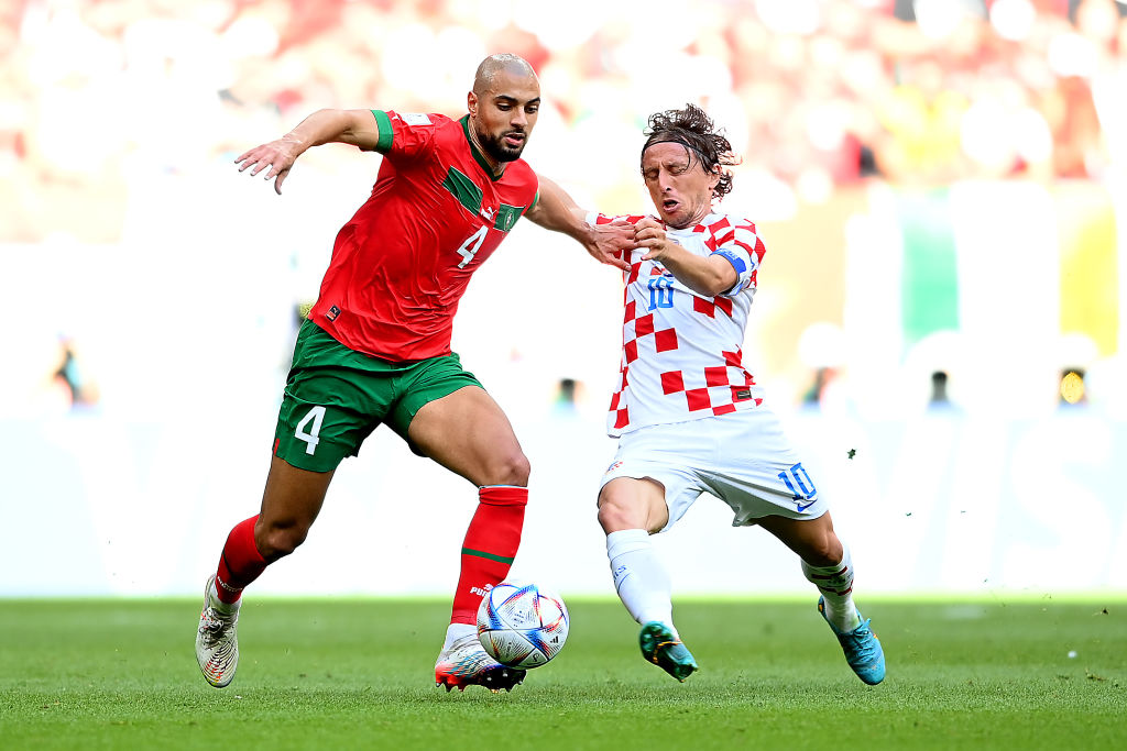 Софьян Амрабат и Лука Модрич