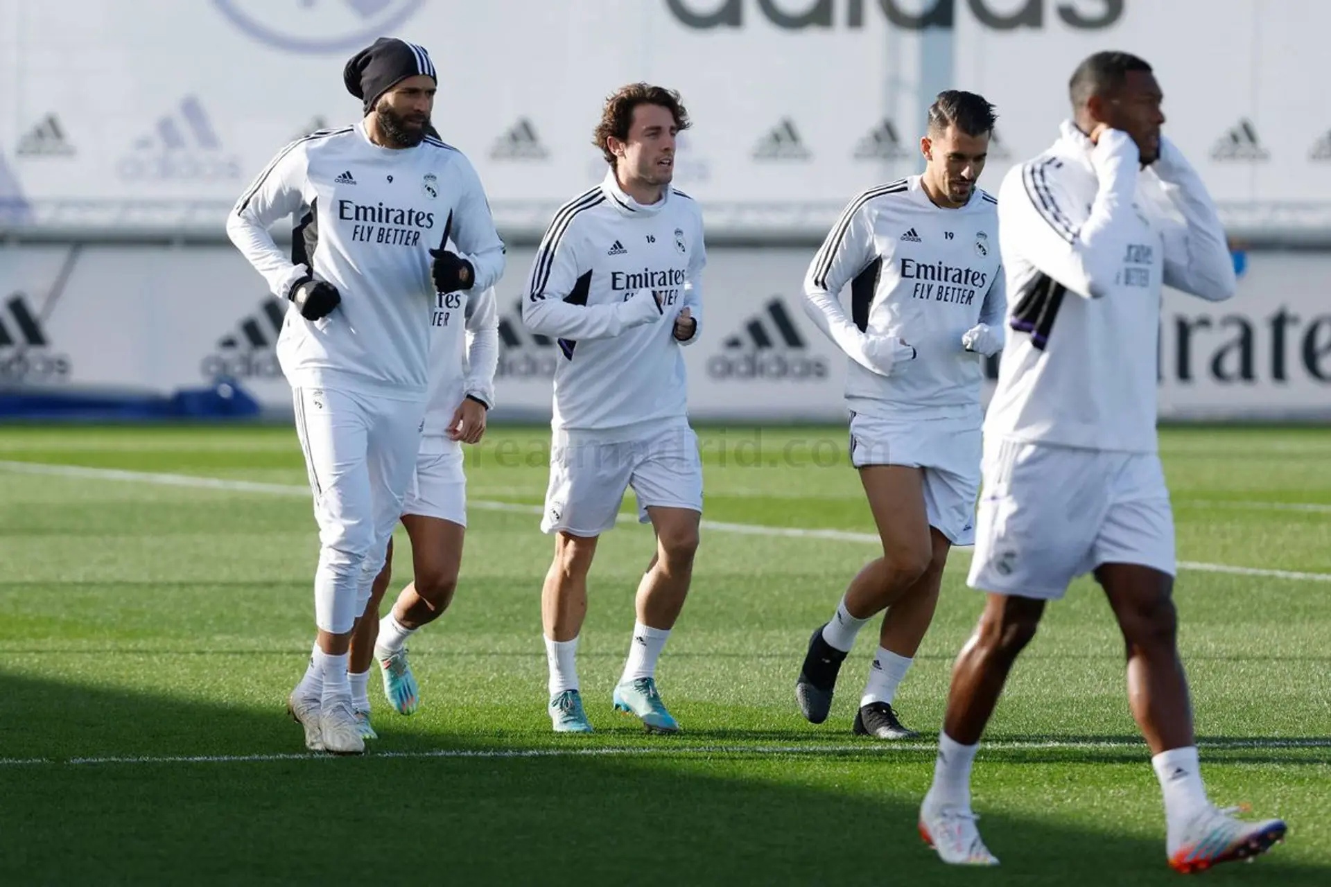 Карим Бензема на тренировках «Реала»