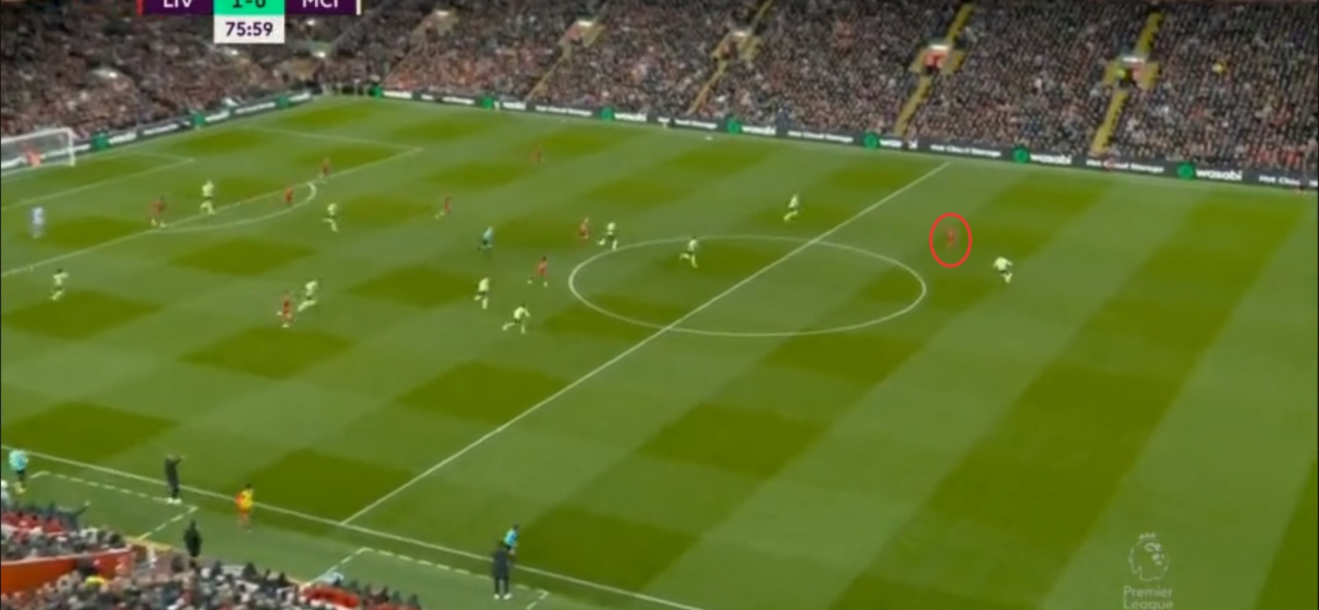 Перед вторым голом Салах открылся под быстрый вынос Алиссона