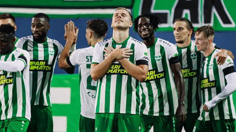 Кокорин забил и отпраздновал в стиле Роналду. Александр – лучший игрок «Ариса» в октябре