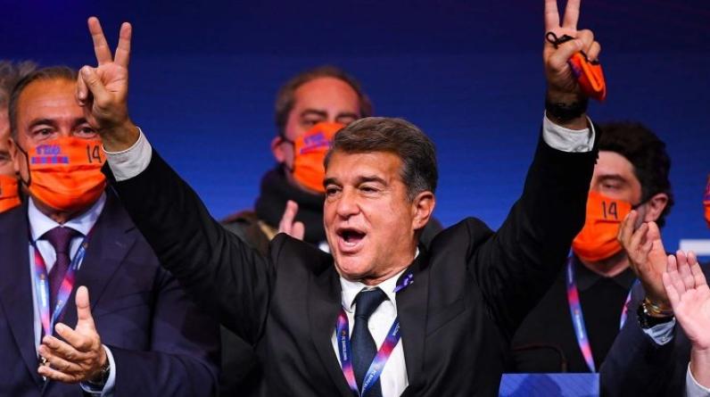 Лапорта ворвался в раздевалку судей после класико и схлопотал штраф. Президент «Барсы» получит бан?