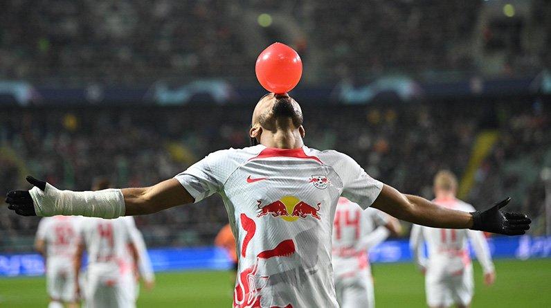 «Лейпциг» не пустил «Шахтер» в плей-офф Лиги чемпионов. Нкунку смешно отпраздновал победный гол