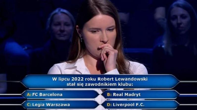 «Левандовский – лучший игрок «Реала». Позор на польском «Кто хочет стать миллионером»