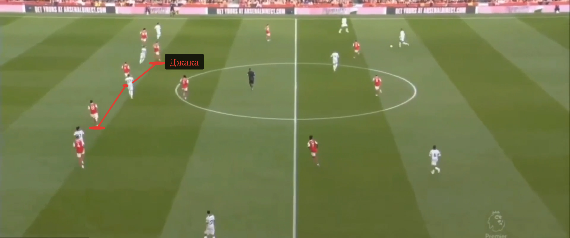 «Арсенал» перешел на трех центрдефов благодаря Джаке