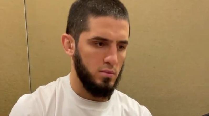 Махачев пообещал новый телевизор фанату, разбившему экран, когда праздновал победу Ислама