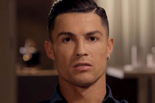 Кадр из скандального интервью Криштиану Роналду