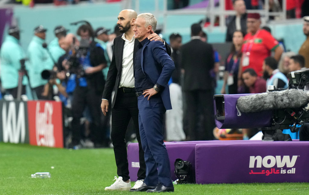 Валид Реграги и Дидье Дешам