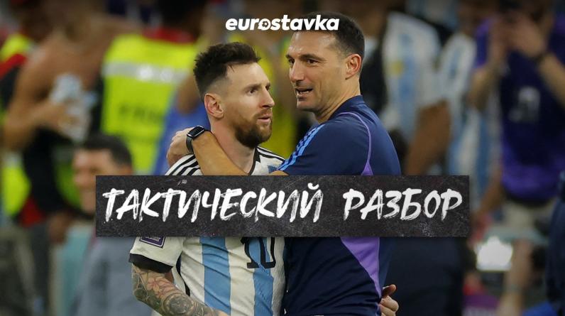 Ван Гала разбил не только Месси. Разбираем, как Скалони раскрылся в тактика в четвертьфинале