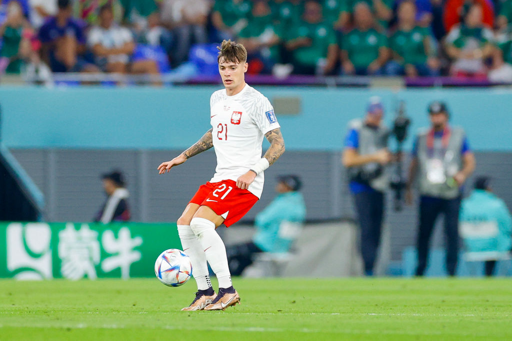 Никола Залевский в матче за Польшу