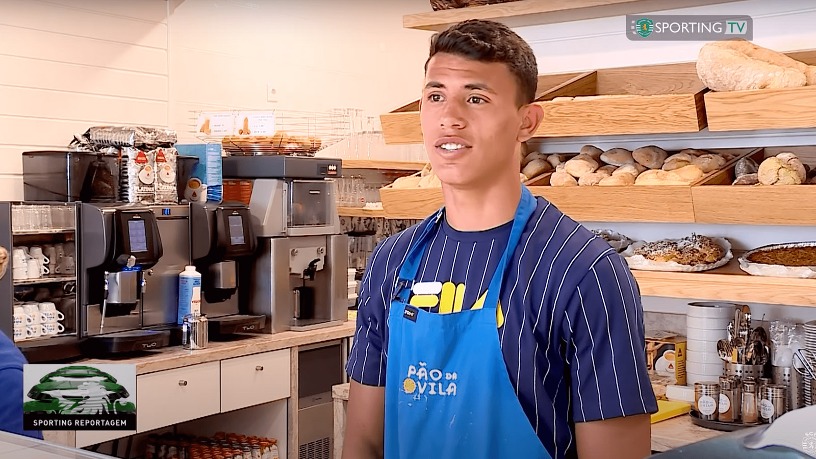 Матеуш Нунеш в пекарне
