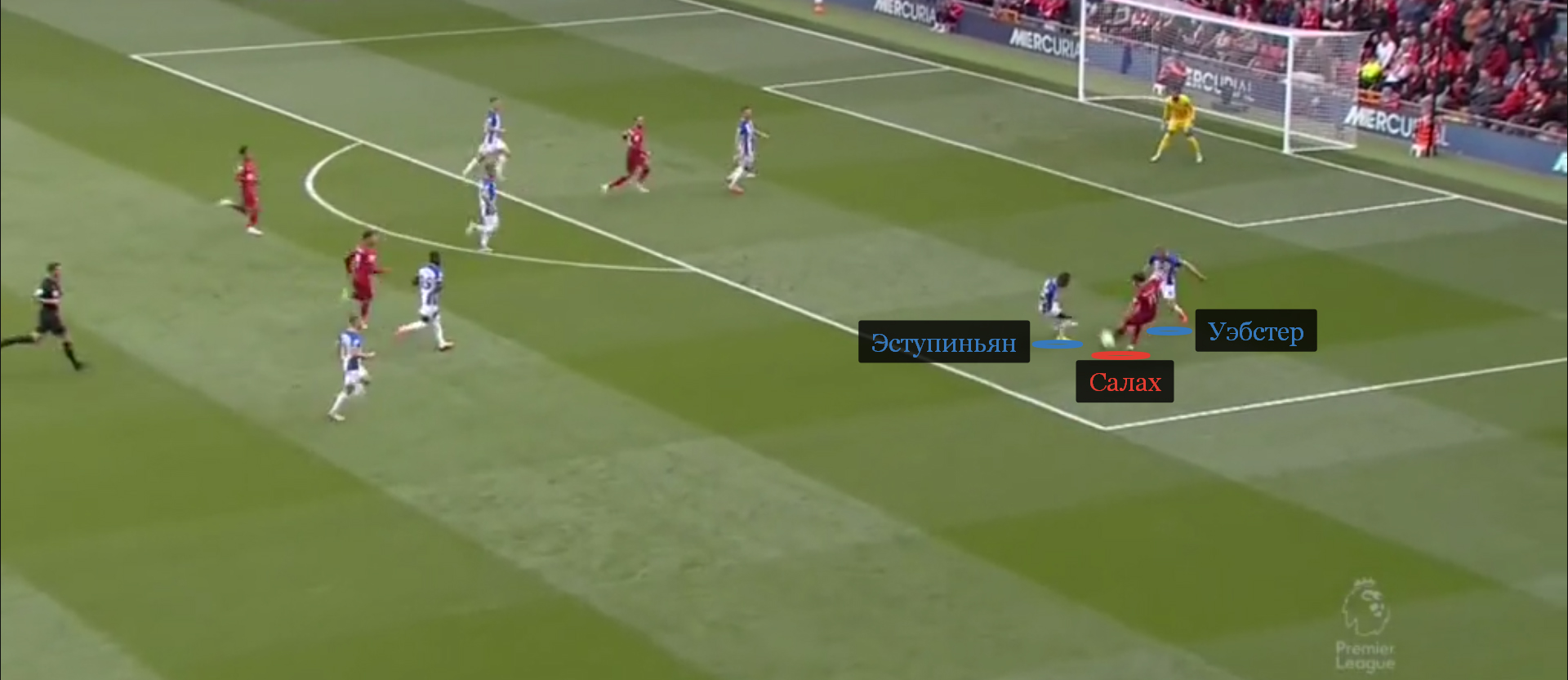 Уэбстер и Эступиньян отбиваются от Салаха