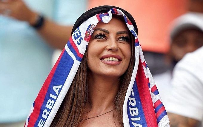 Болельщица на ЧМ-2022 в Катаре