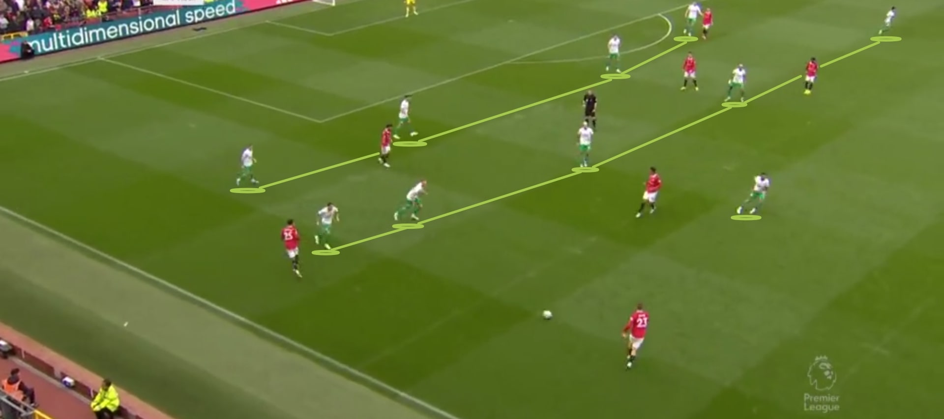 В позиционном владении «Ньюкасл» переходил на компактные 4-5-1