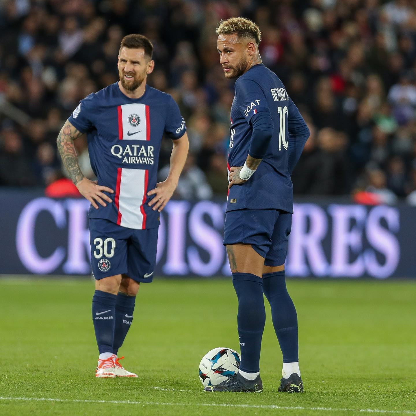 Неймар и Лео Месси